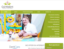 Tablet Screenshot of confidenthealthcare.com.au